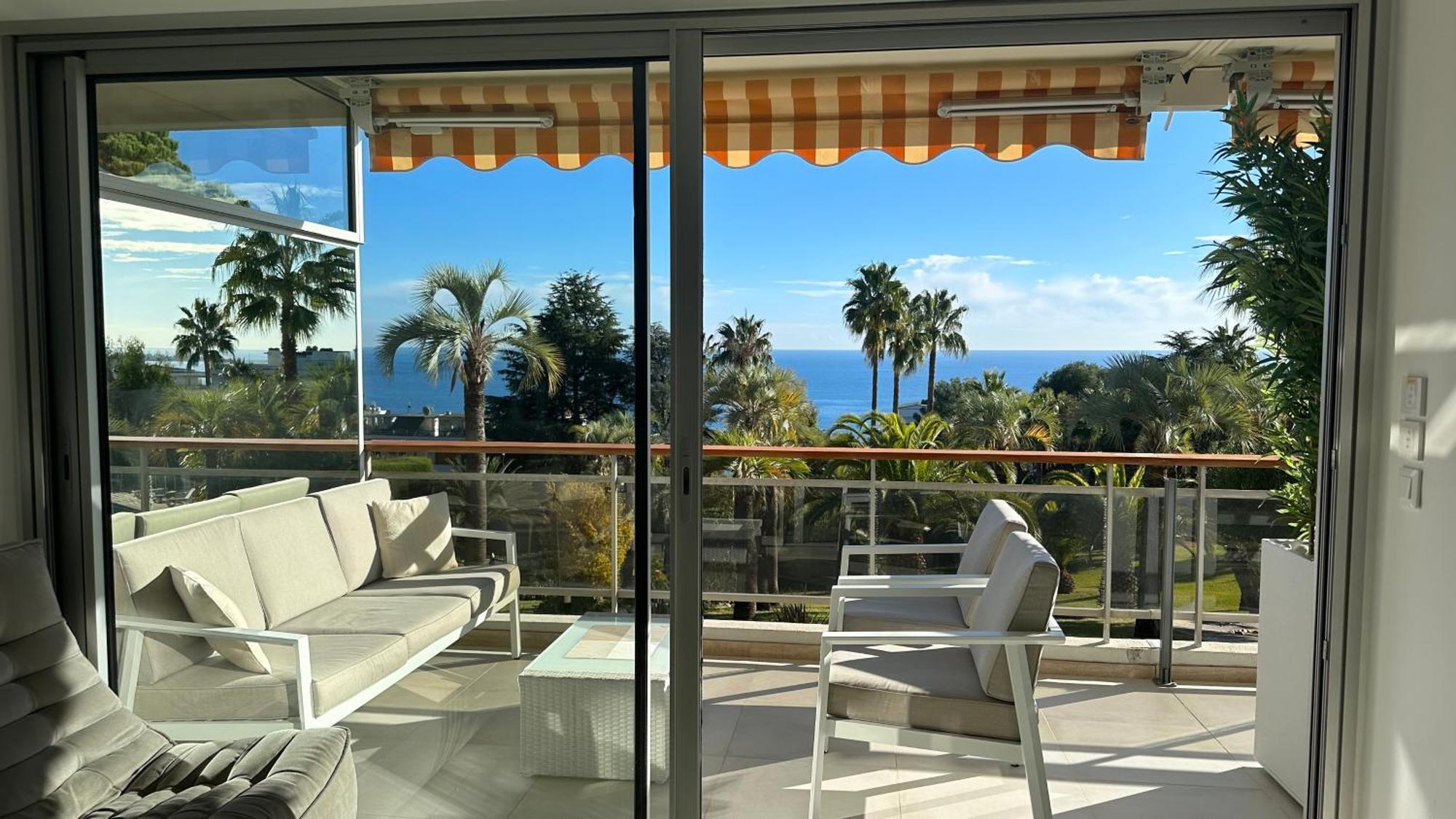 Appartement 2 Chambres Vue Mer Panoramique, Proche Croisette Cannes Валлорис Экстерьер фото